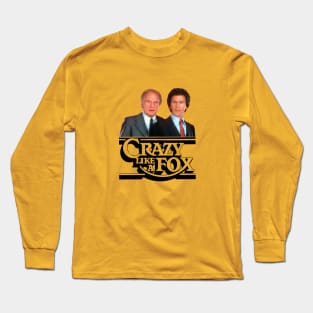 Crazy Like A Fox - John Rubinstein, Jack Warden - 80s Tv Show Long Sleeve T-Shirt